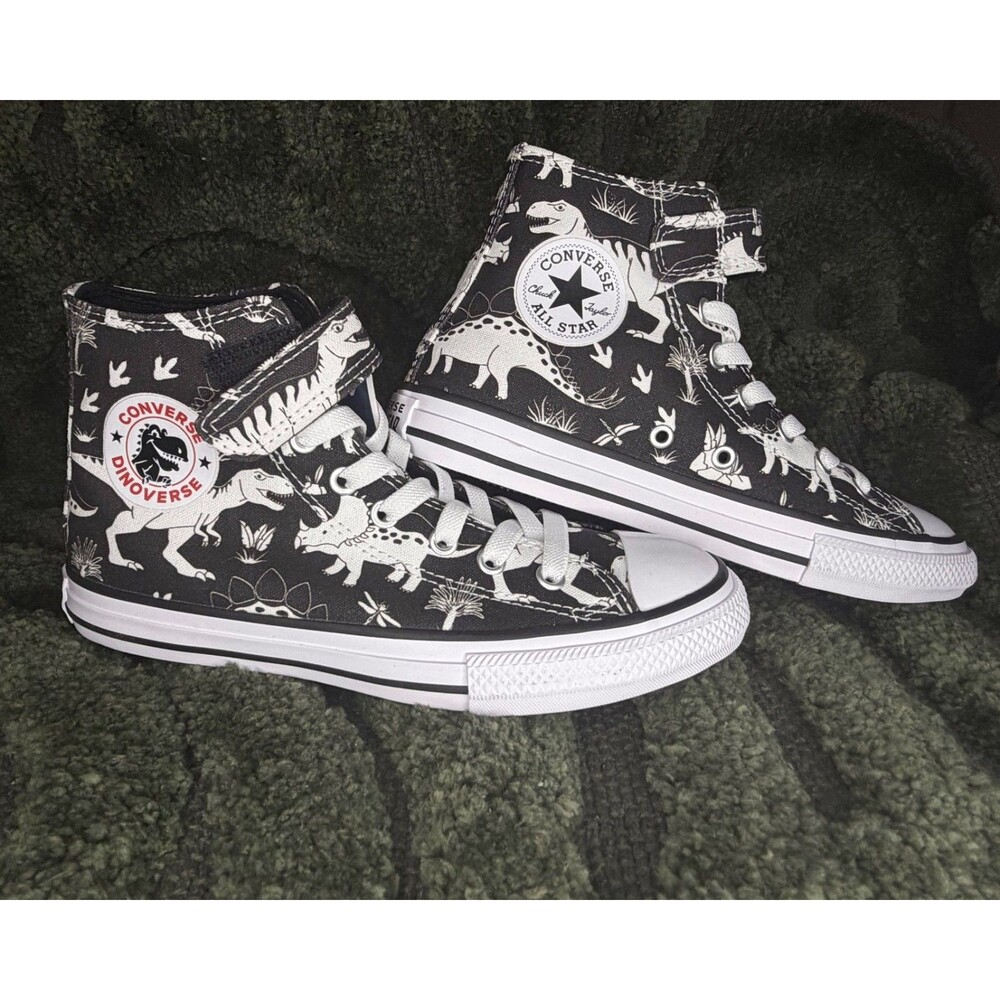 Converse Chuck Taylor All Star Dinoverse High Top Youth Size 3 Black A15064F